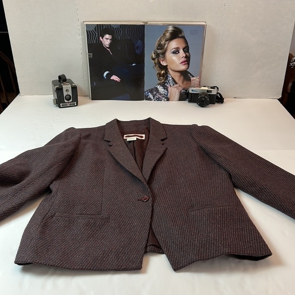 Vintage Blazer E. H. Woods blazer. Dark academia style. - Picture 3 of 15